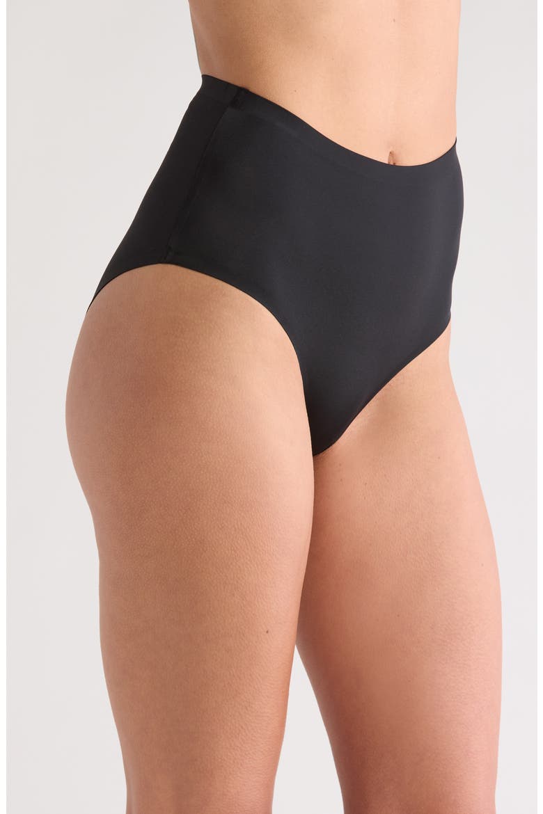 Drive Time High Waist Panties, Alternate, color, BLACK