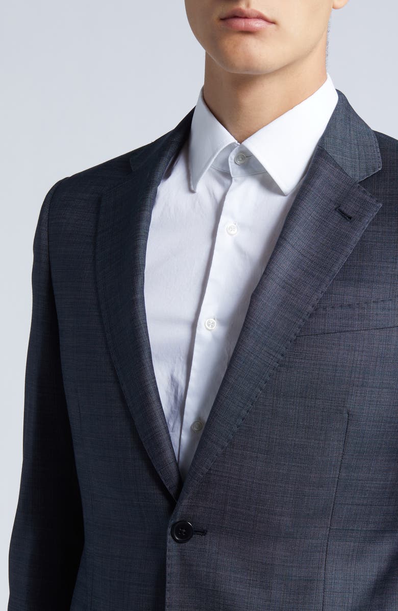 Emporio Armani G-Line Wool Suit, Alternate, color, 