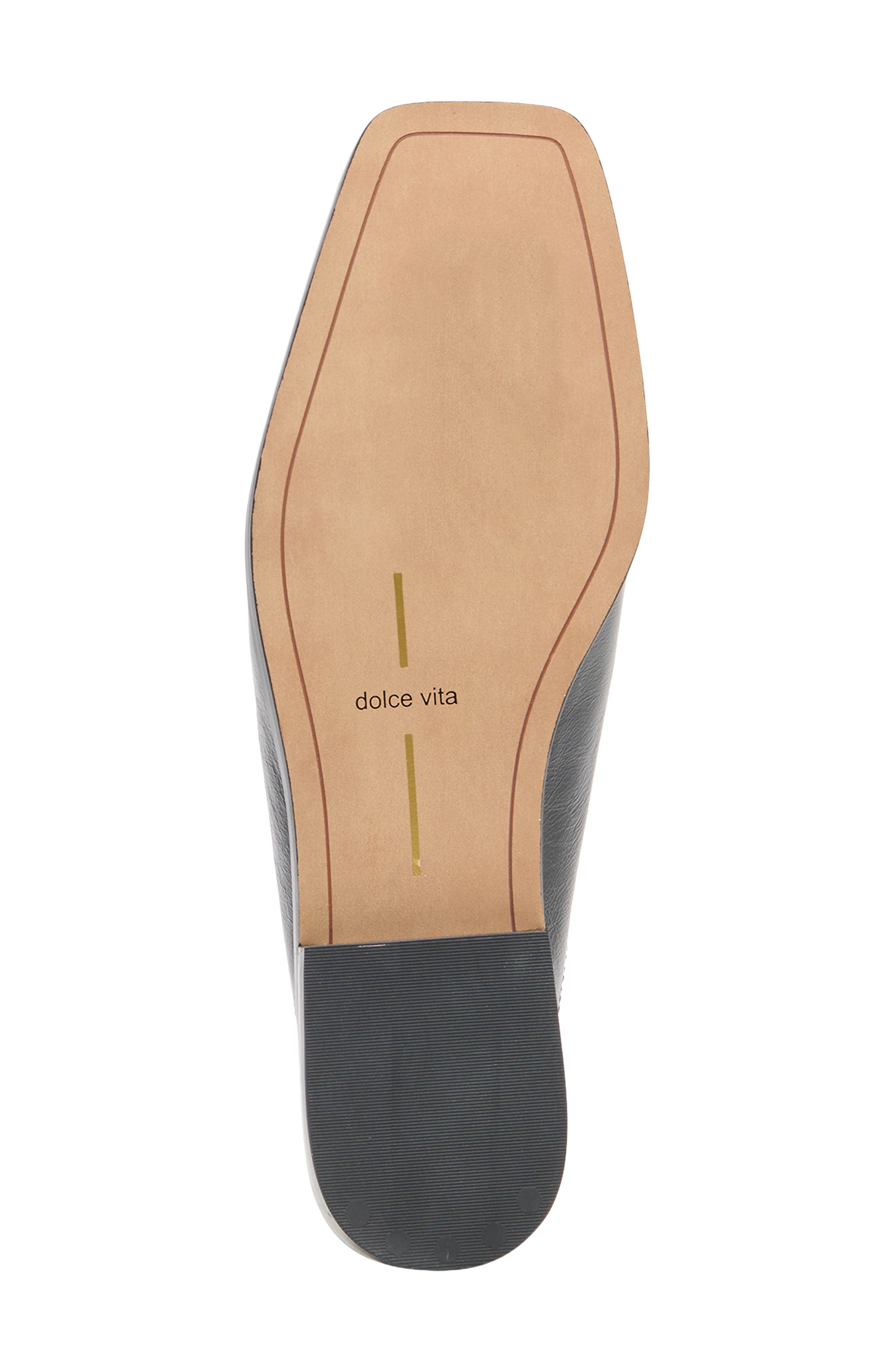 Bowey Mule, Alternate, color, BLACK LEATHER