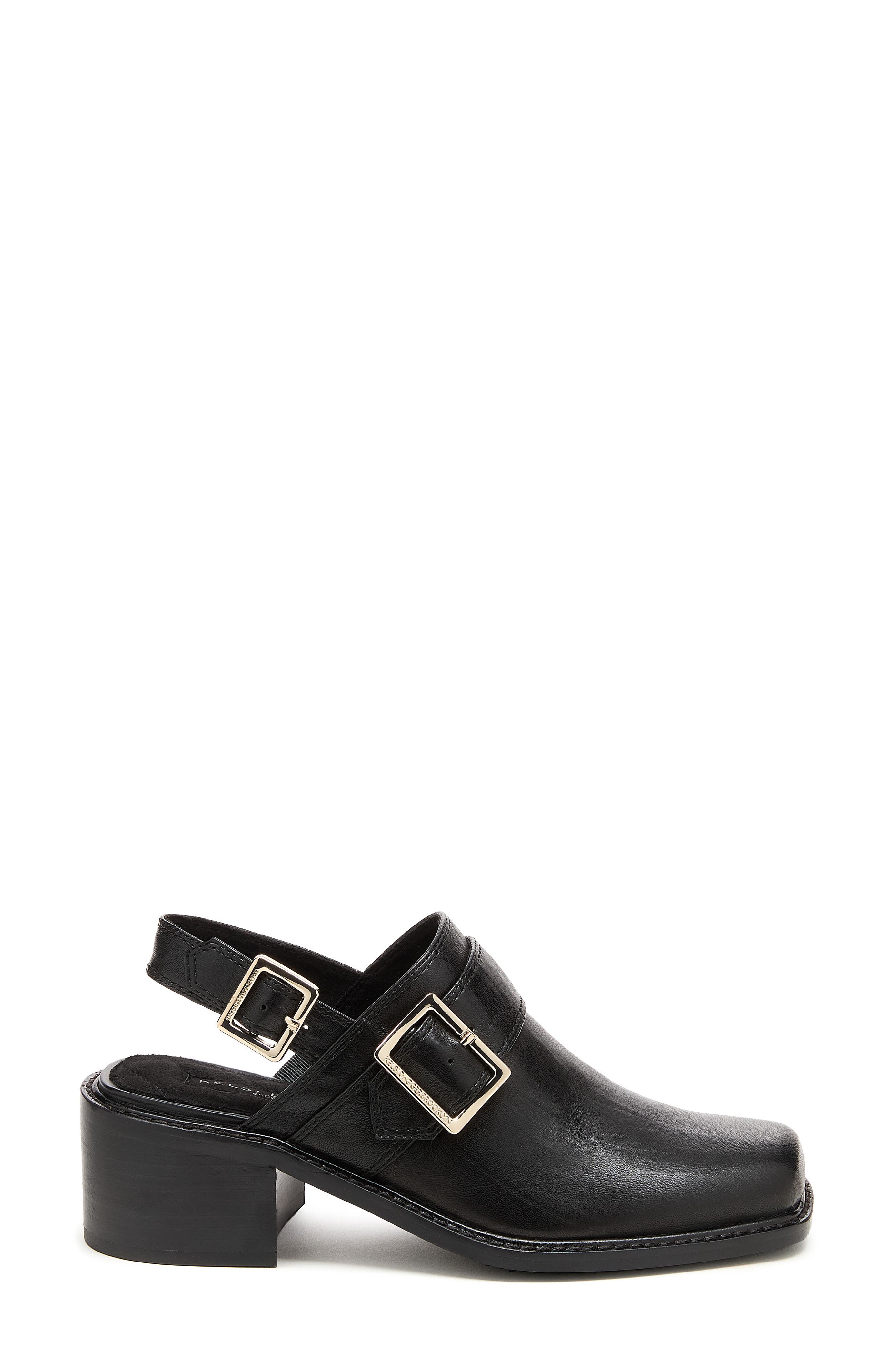 Kelsi Dagger Brooklyn Glory Square Toe Slingback Pump, Alternate, color, Black