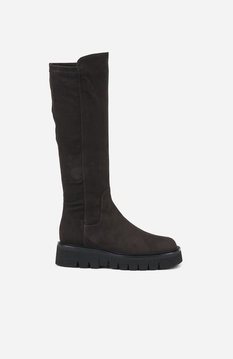 Luggie Stretch Suede Boot