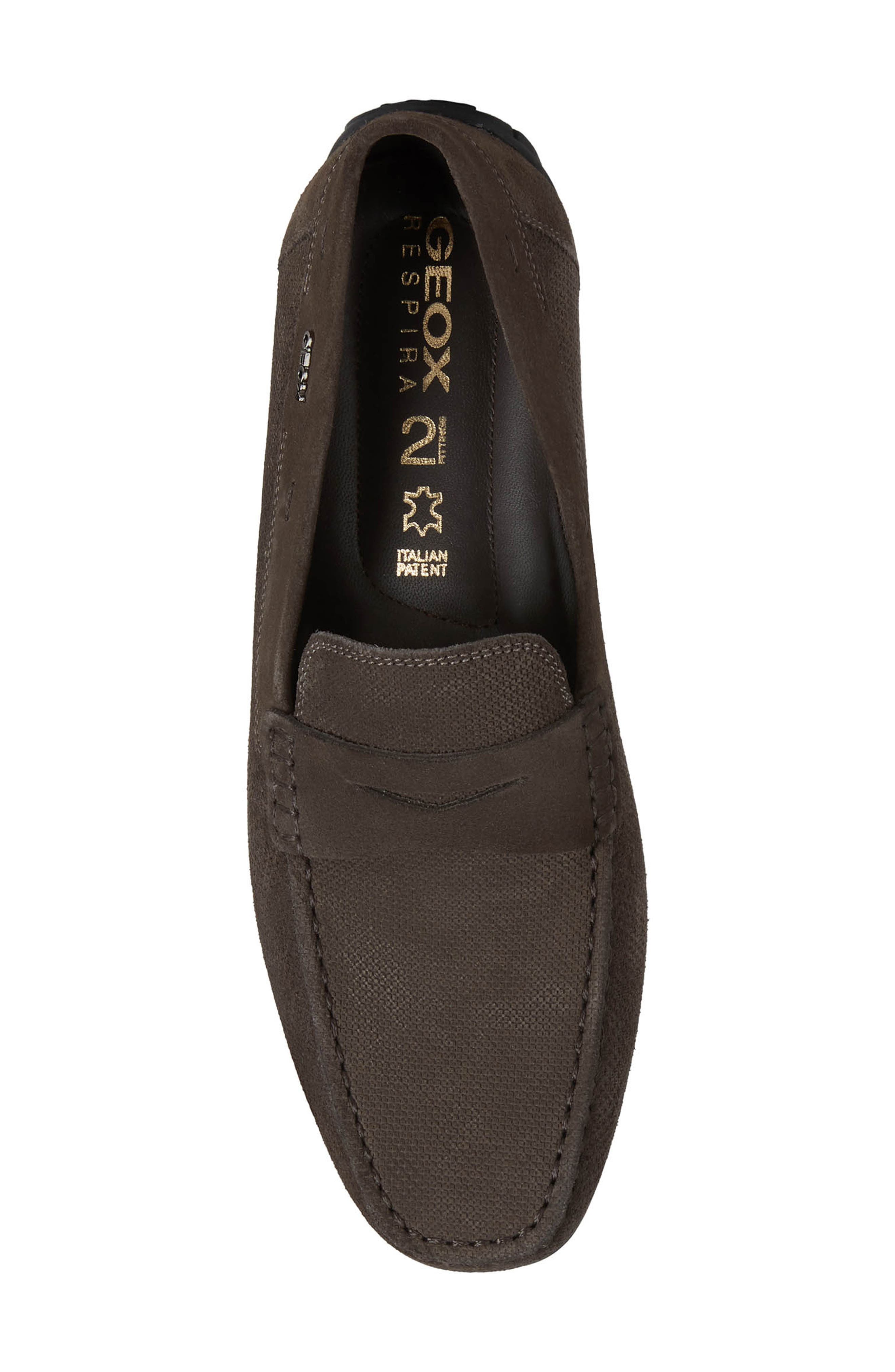 Geox Moner Fit 2 Fit Waterproof Driving Loafer, Alternate, color, 