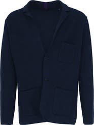 Lords of Harlech Jacob Merino Wool Sweater Blazer