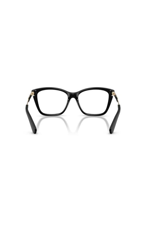 Burberry 52mm Cat Eye Optical Glasses In Black