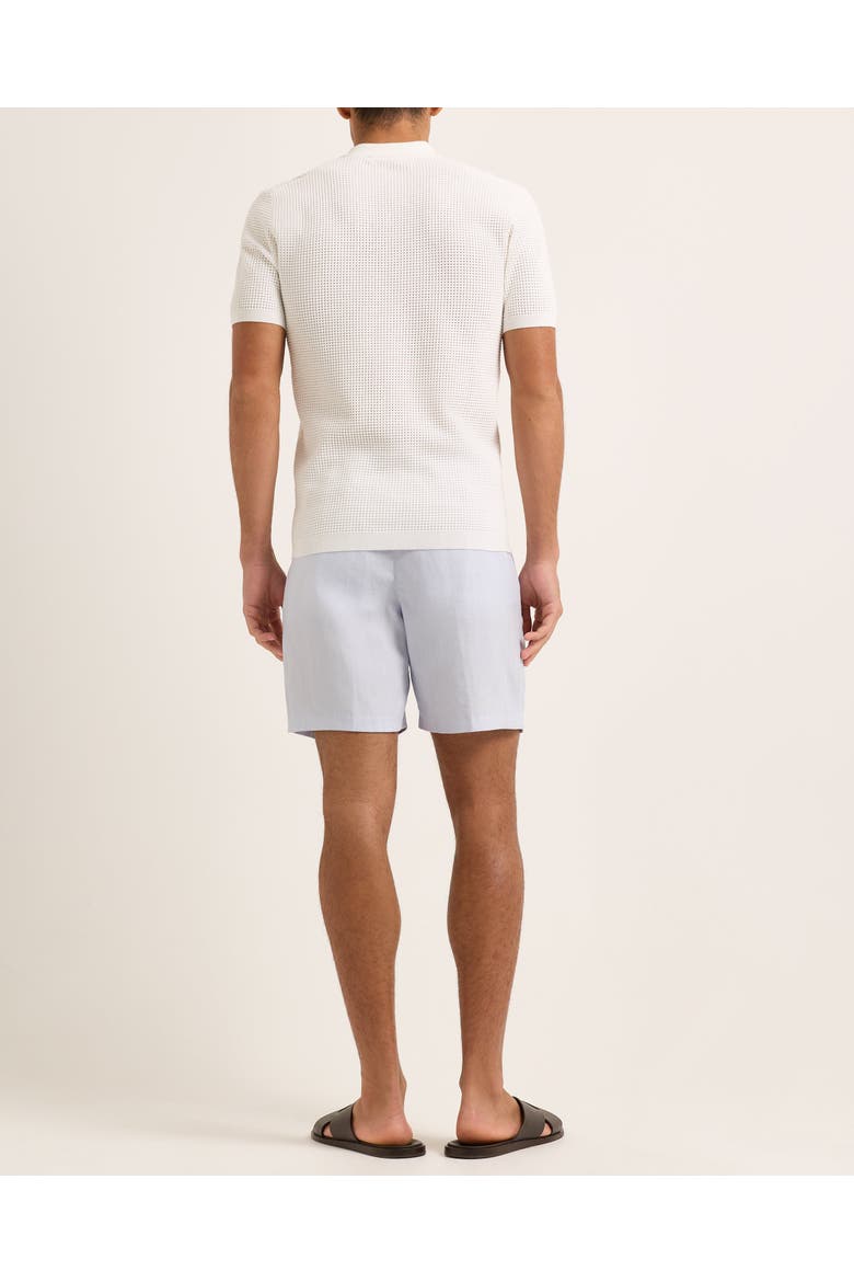 Roddy Tailored Fit Open Mesh Stitch Polo Shirt, Alternate, color, White