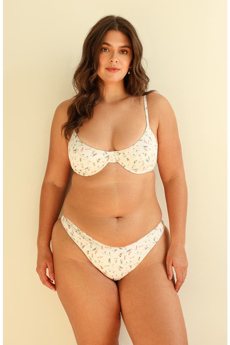 West Coast Underwire Bikini Top, Alternate, color, Hit The Slopes