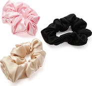 BLISSY 3-Pack Silk Scrunchies