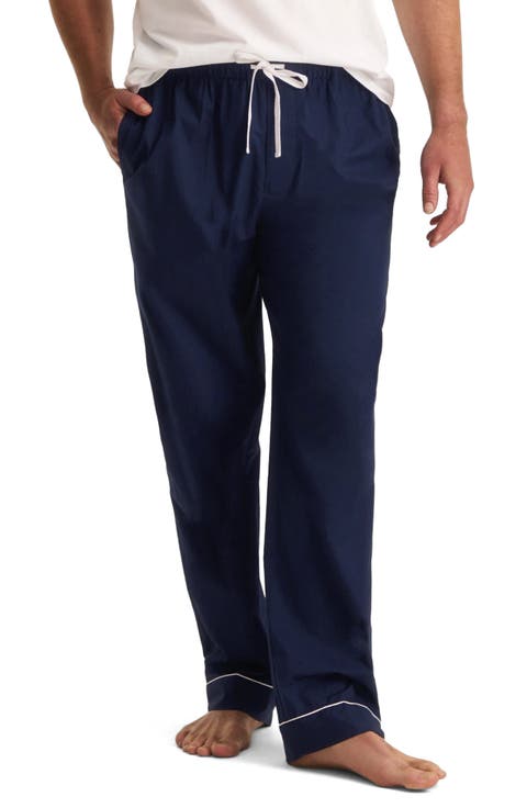 Cotton Poplin Pajama Pants