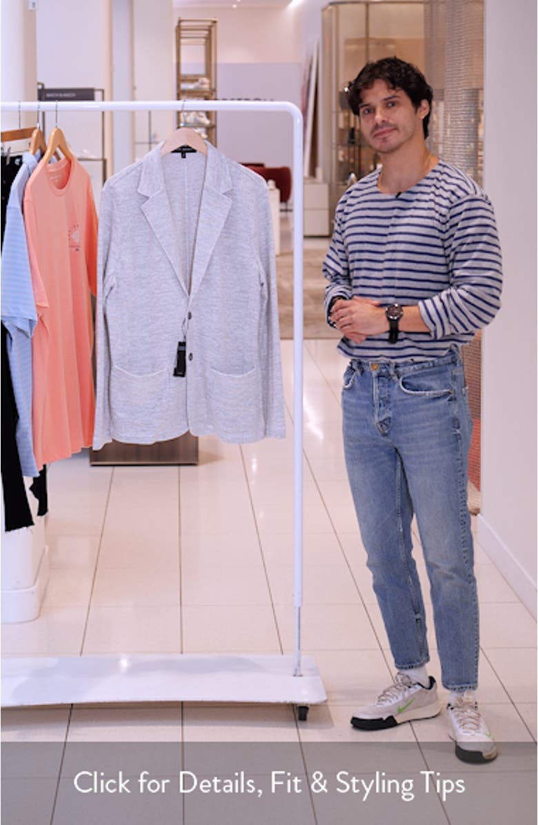 Sudbury Textured Knit Sport Coat, sales video thumbnail