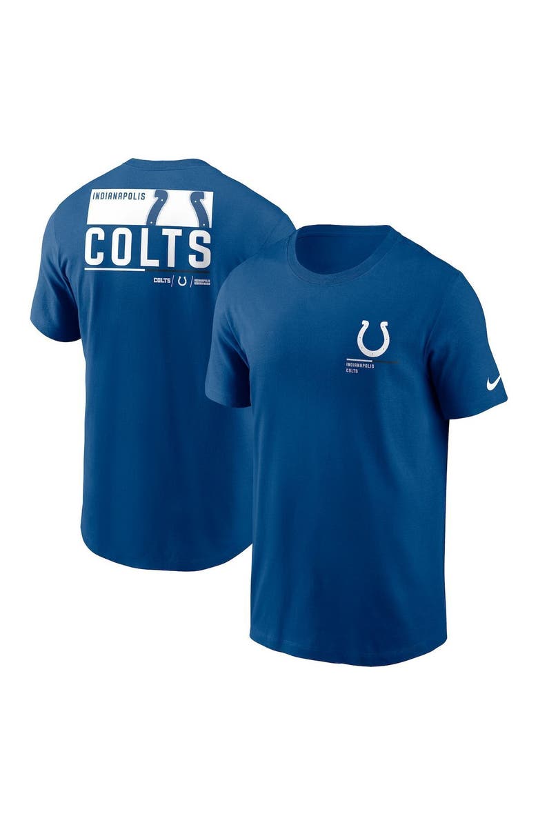 Nike Men's Nike Royal Indianapolis Colts Team Incline T-Shirt, Alternate, color, Royal