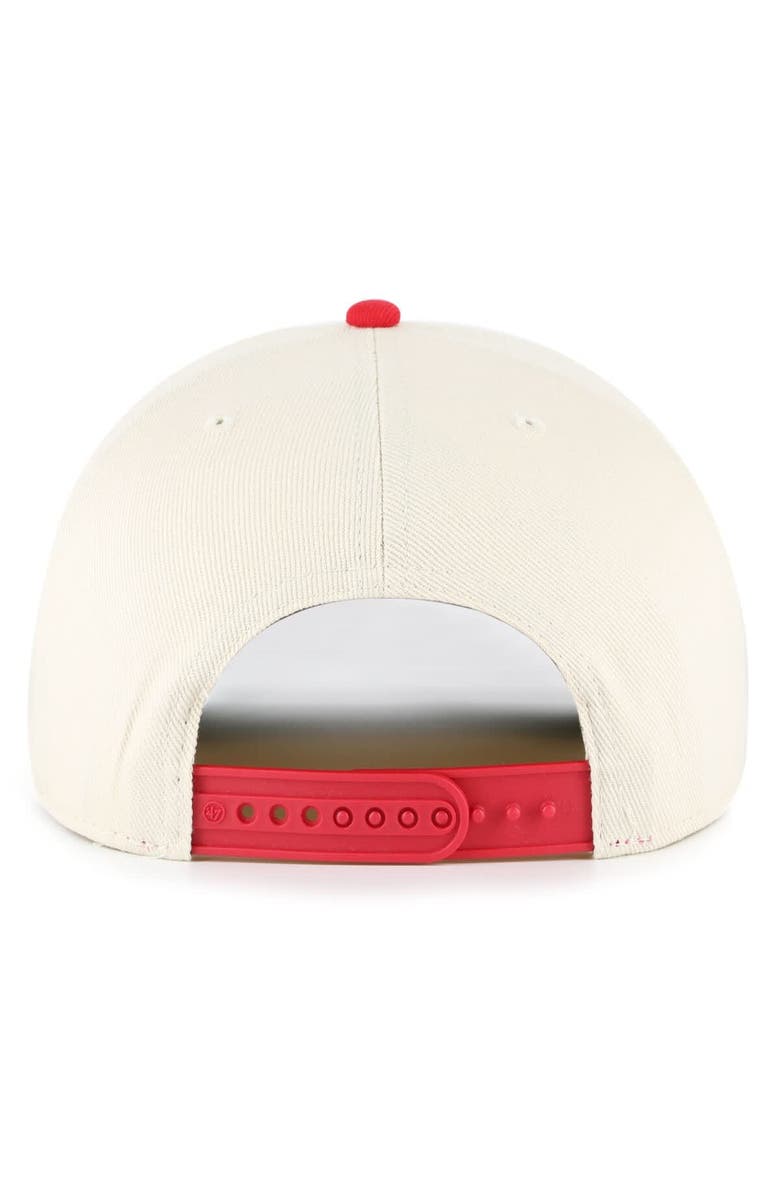 '47 Men's '47 Natural NC State Wolfpack Pomona Two-Tone Rope Hitch Adjustable Hat, Alternate, color,