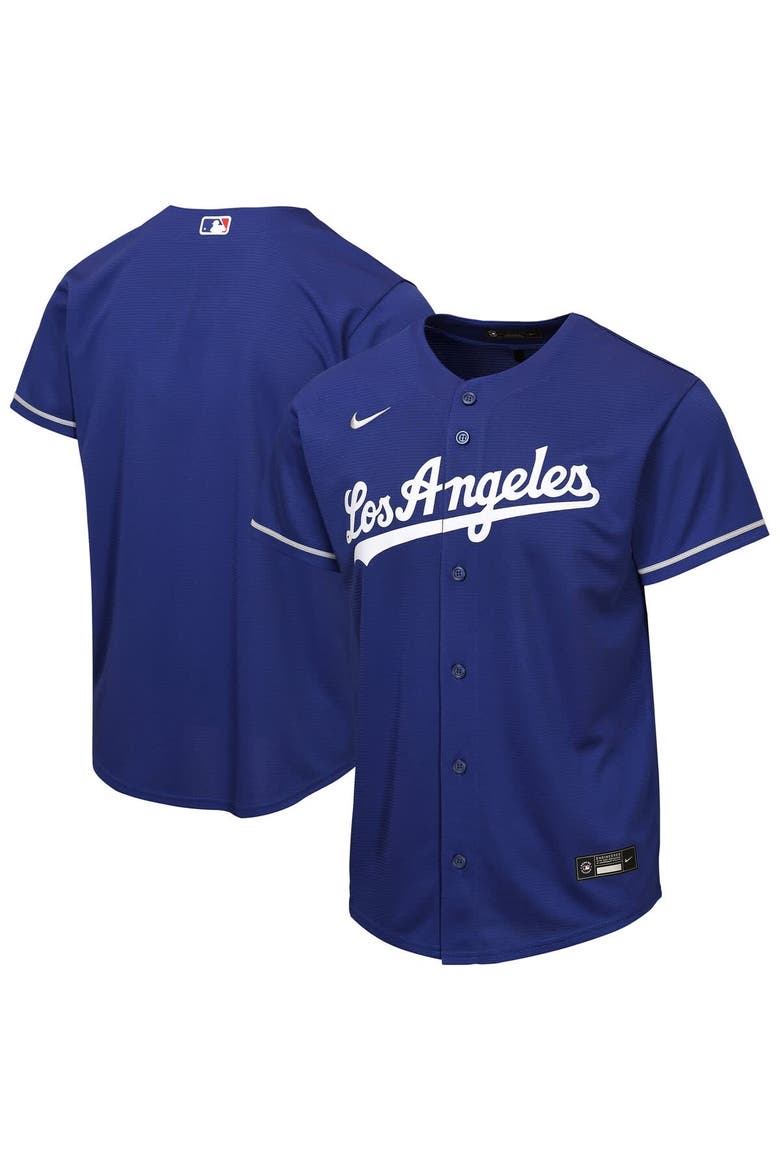 Youth Nike  Royal Los Angeles Dodgers Alternate Replica Jersey, Main, color, Royal