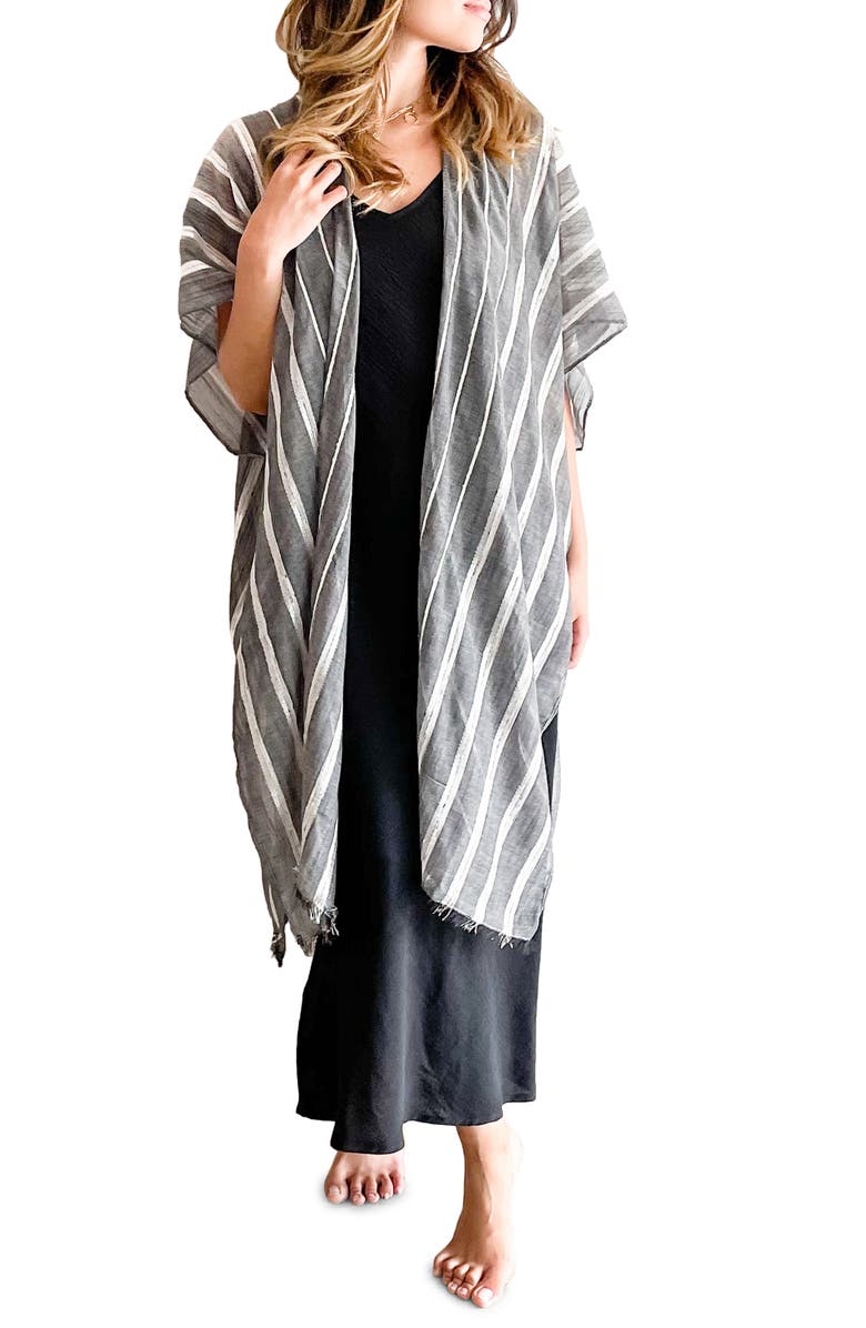Ruby Grey Ameli Cover-Up Wrap, Main, color, 