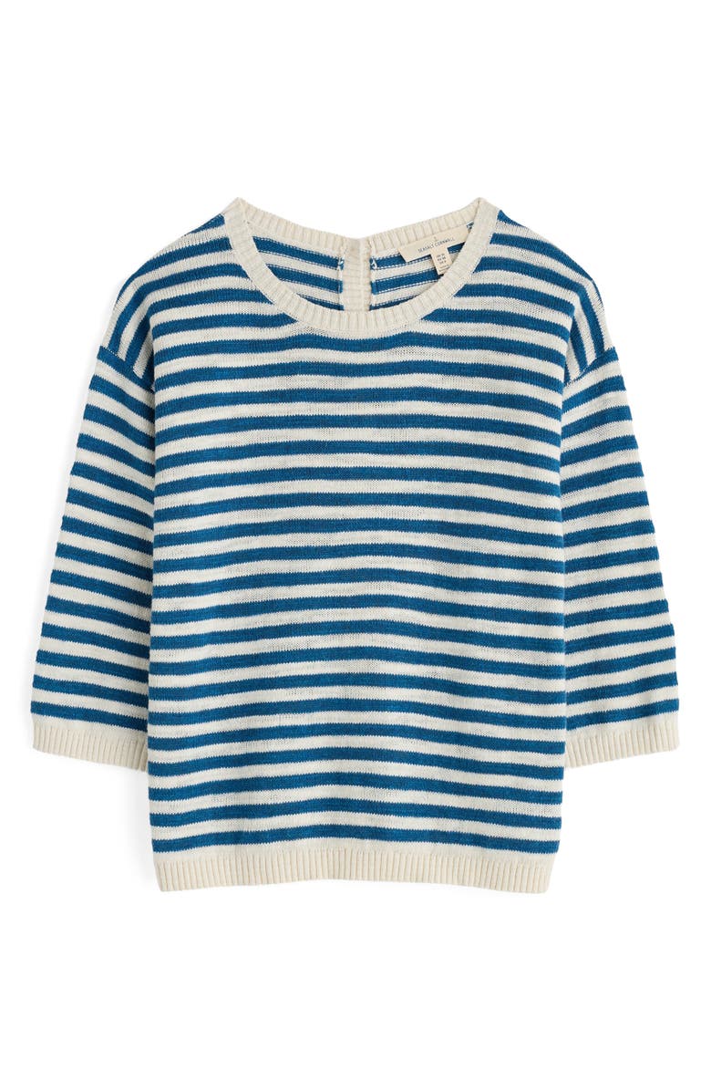 Seasalt Cornwall Knavock Stripe Cotton & Linen Sweater, Alternate, color,