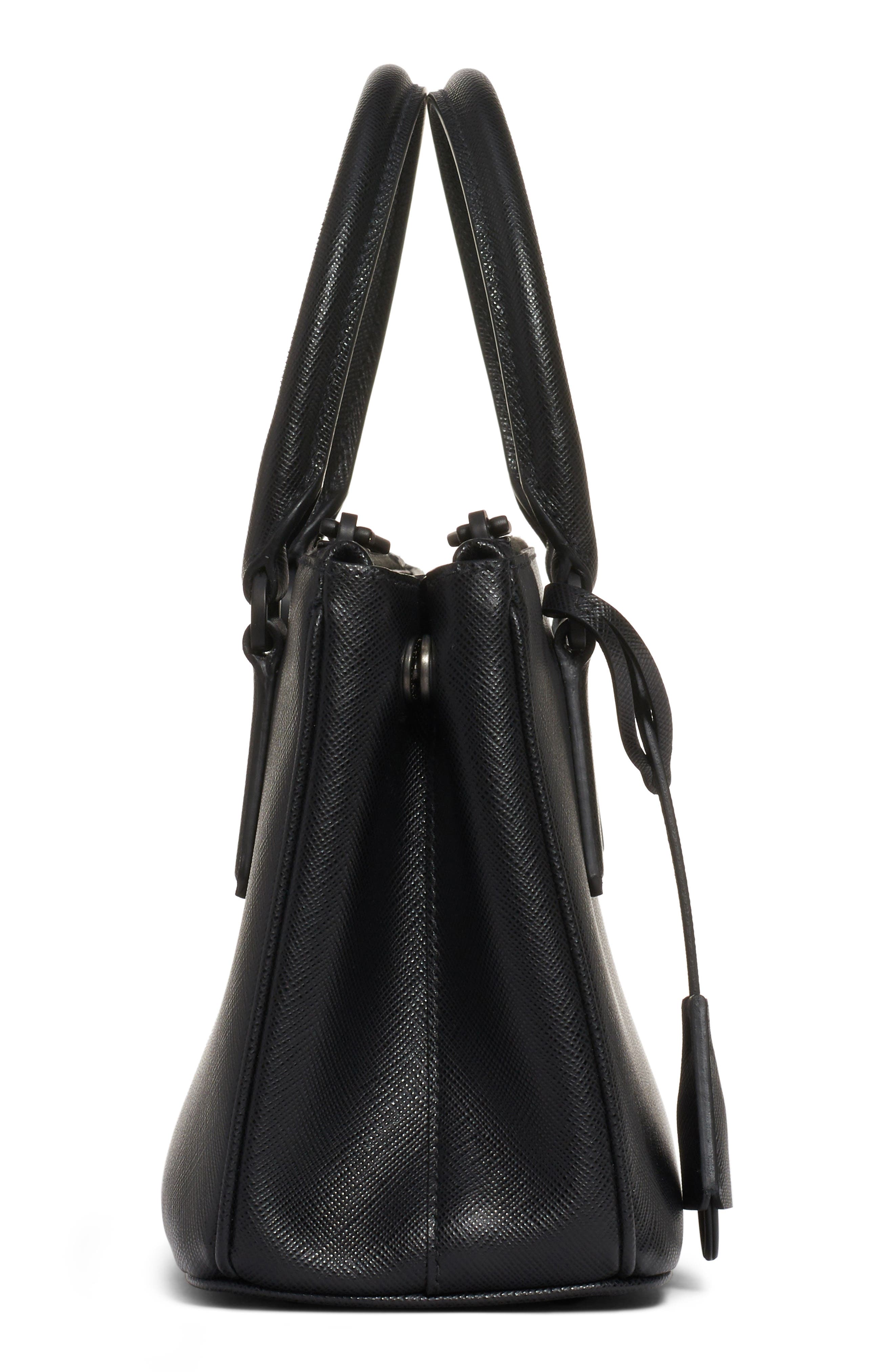 Prada Mini Galleria Saffiano Leather Satchel, Alternate, color, 