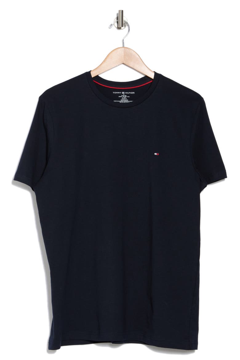 Crew Neck Lounge T-Shirt, Alternate, color, NAVY