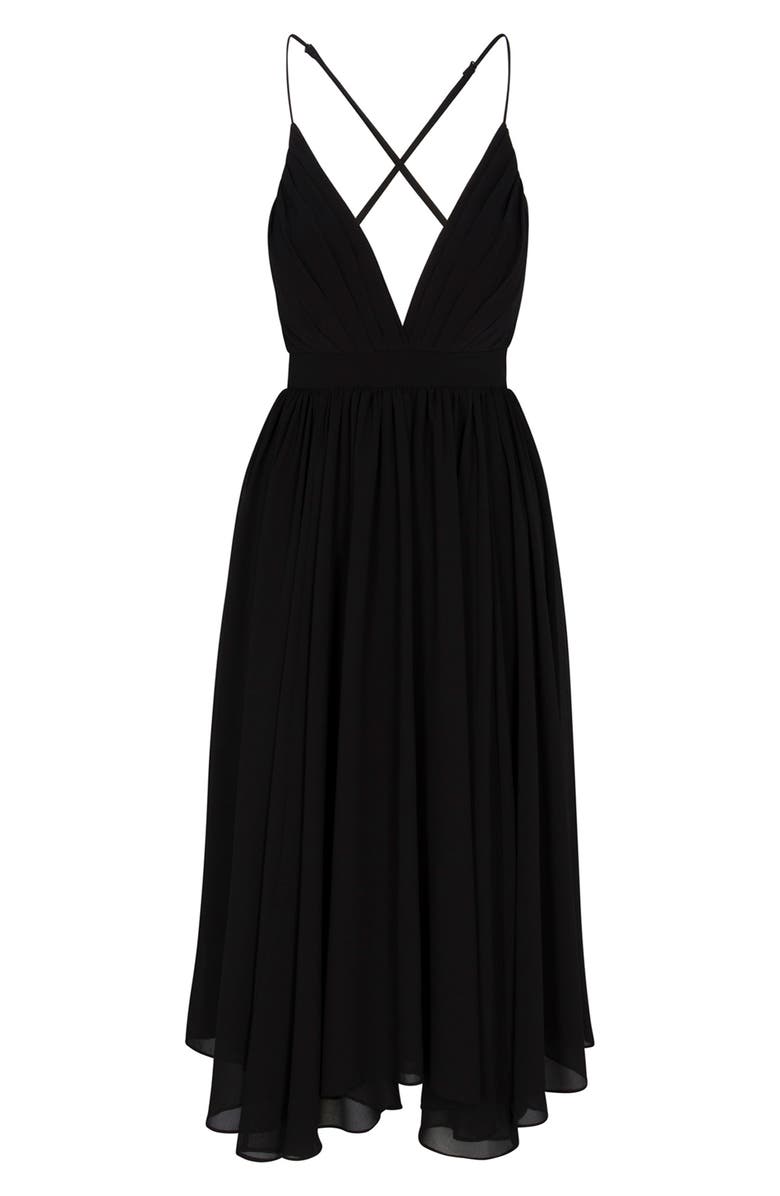 MEGHAN LA Enchanted Garden Midi Dress, Alternate, color,