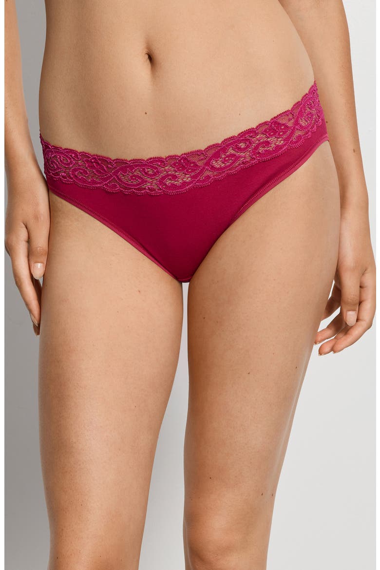 Moments High Cut Bikini, Main, color, LIGHT SANGRIA