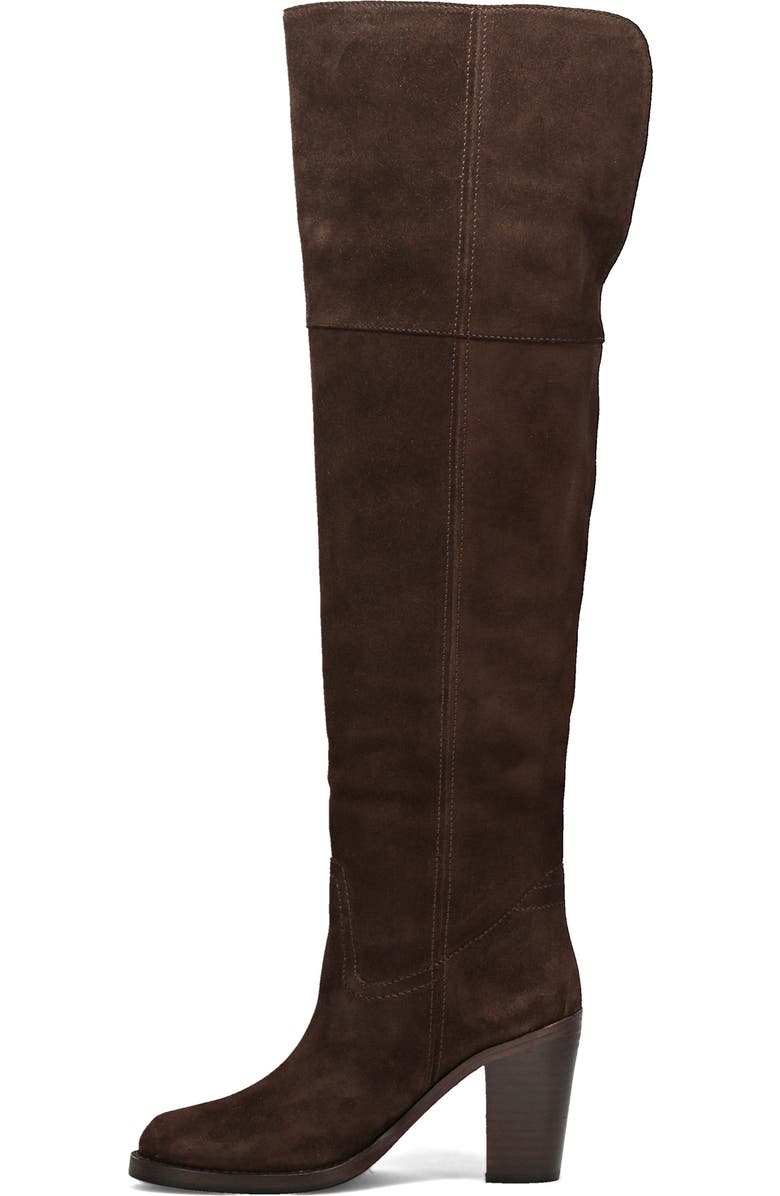 Frye Corinne Over the Knee Boot, Alternate, color, Dark Brown