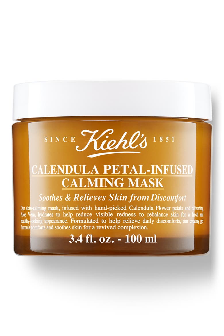 Calendula Petal-Infused Calming Mask, Main, color, NO COLOR