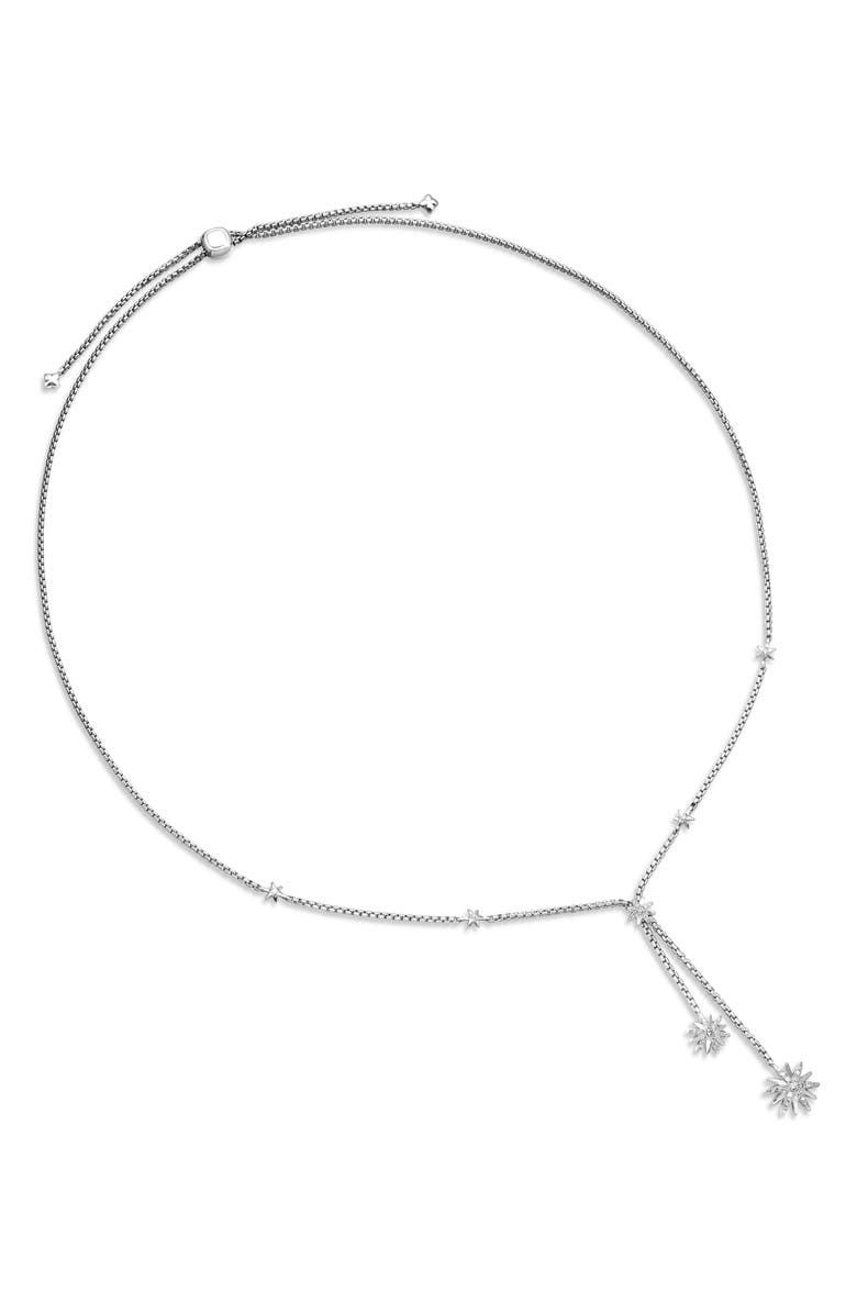 David Yurman Starburst Diamond Y-Necklace, Alternate, color, 