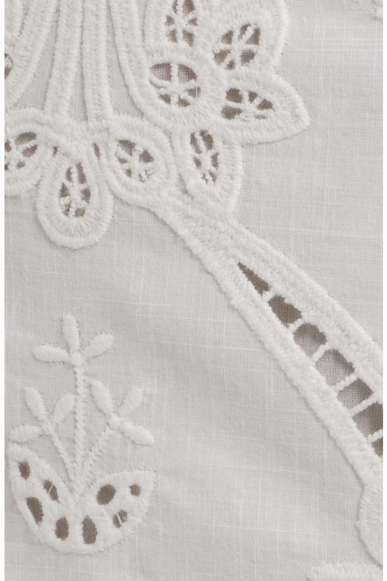 Liriel Eyelet Miniskirt, Alternate, color, OPTIC WHITE
