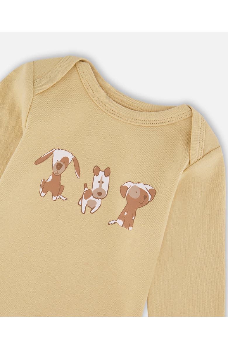 Deux par Deux Organic Cotton Allover, Alternate, color, Light Caramel