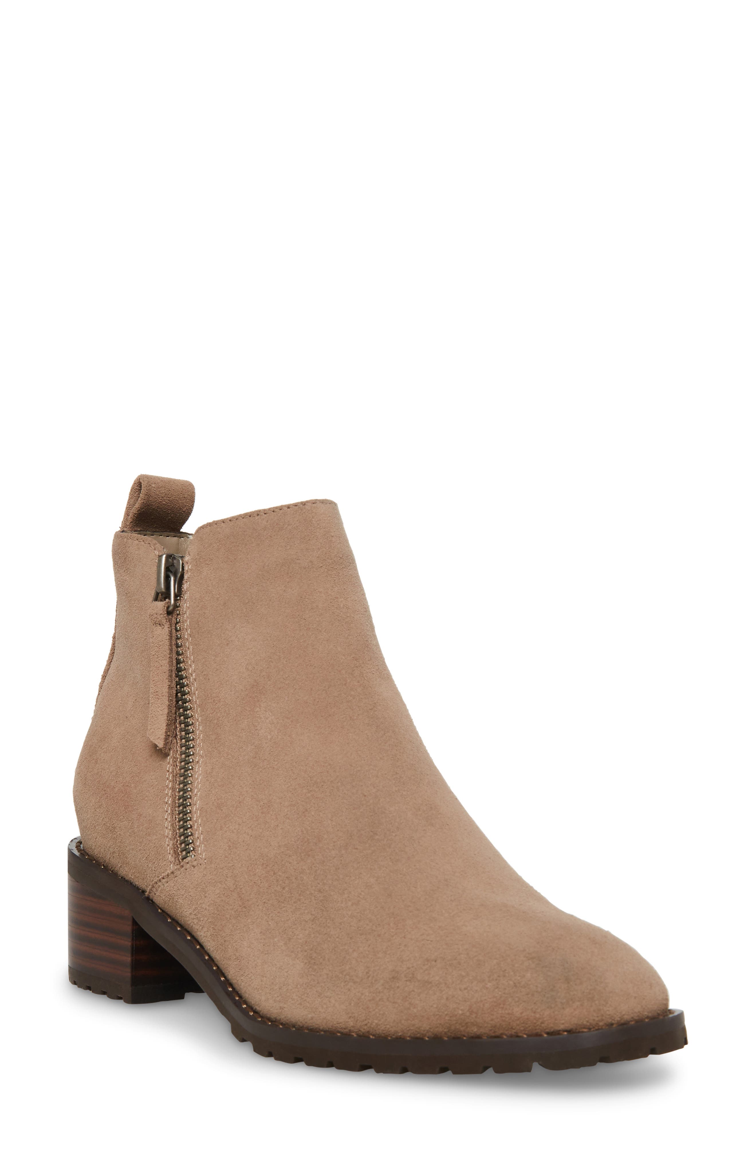 Blondo Samara Waterproof Leather Bootie, Main, color, Mushroom