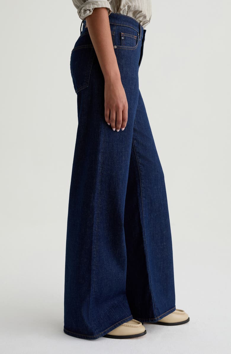 AG Saige Mid Rise Wide Leg Jeans, Alternate, color, Symmetry