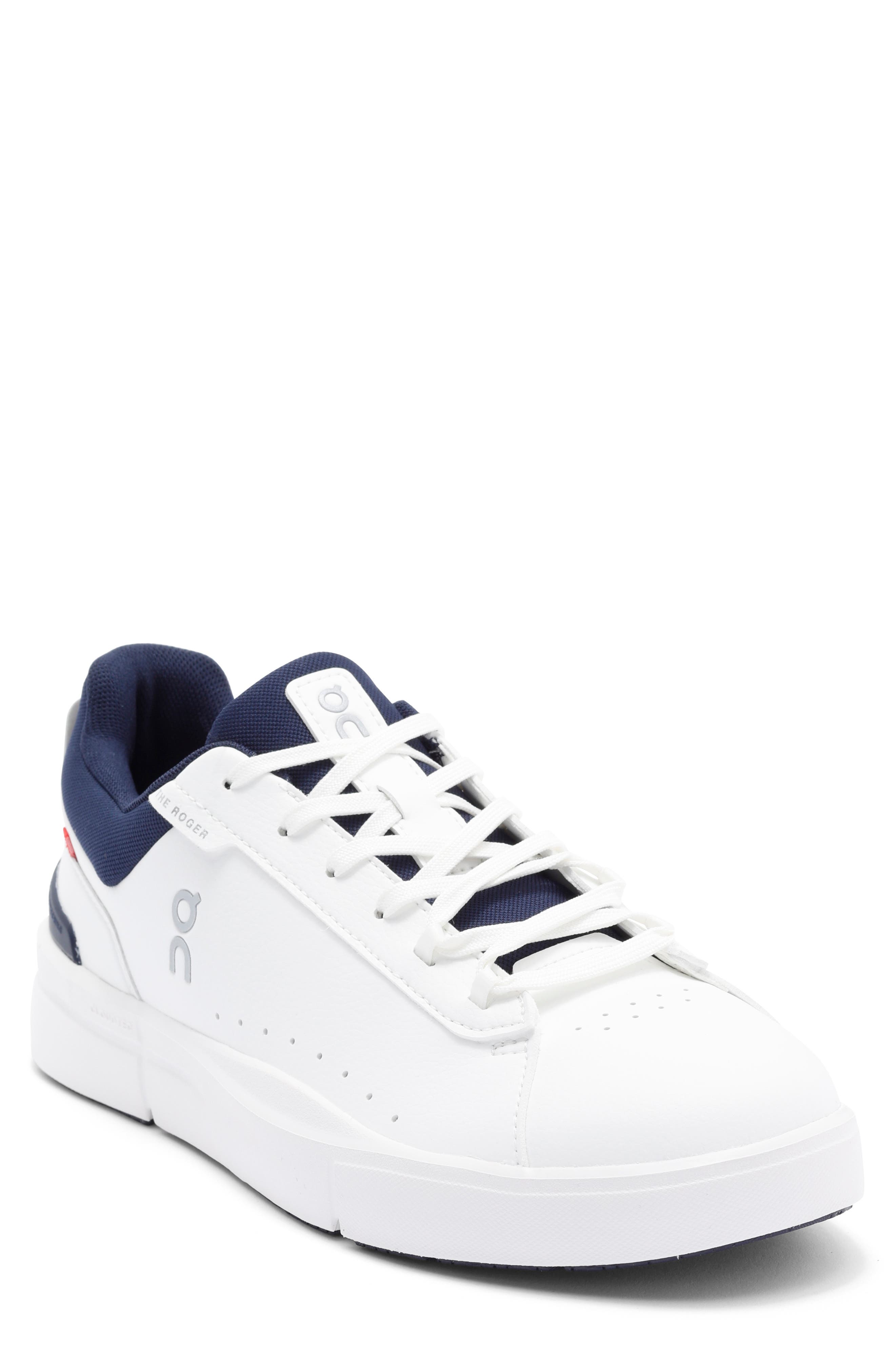 On THE ROGER Advantage Tennis Sneaker, Main, color, White/ Midnight