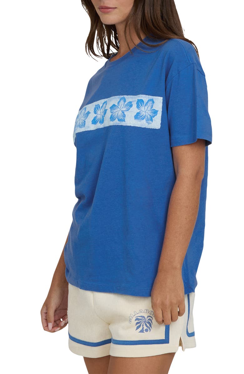 Billabong Somwhere Close Oversize Graphic T-Shirt, Alternate, color, True Blue