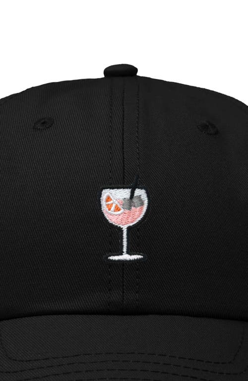 Dalix Spritz Embroidered Everyday Hat In Black