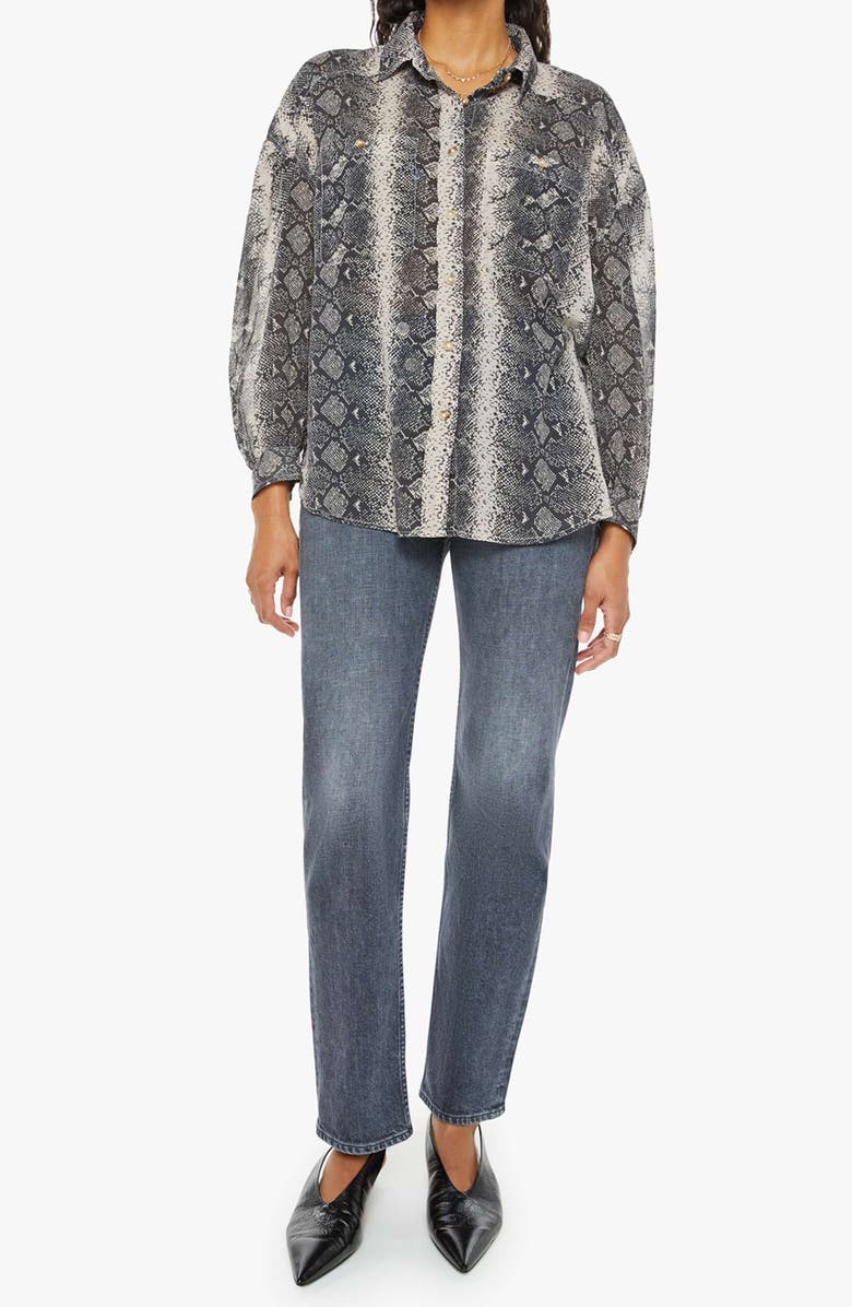 MOTHER The Thin Veil Button-Up Shirt, Alternate, color, 