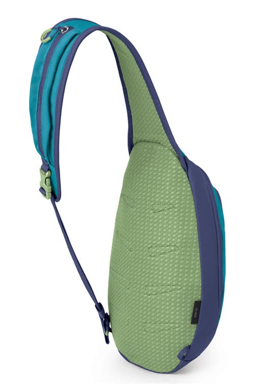 Osprey Daylite Water Repellent Sling Backpack In Blue Spikemoss/alkaline