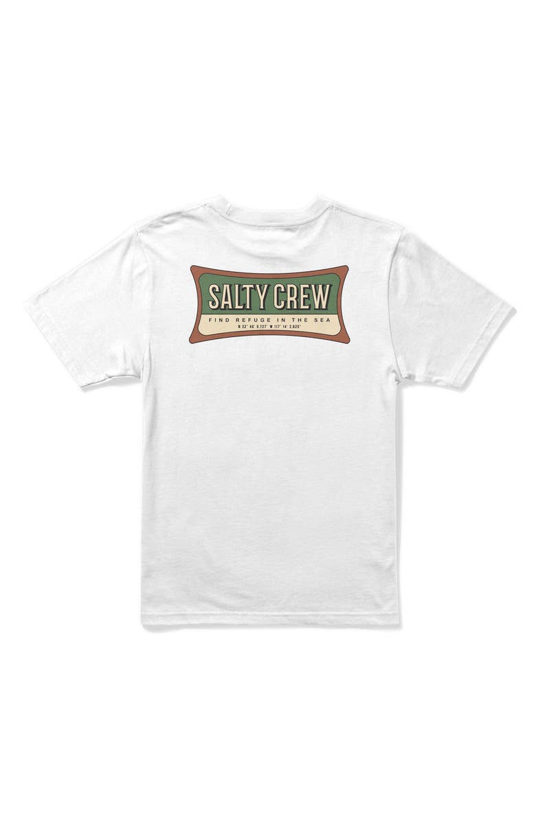 Salty Crew Kids' Essential Cotton Graphic T-Shirt, Alternate, color, White