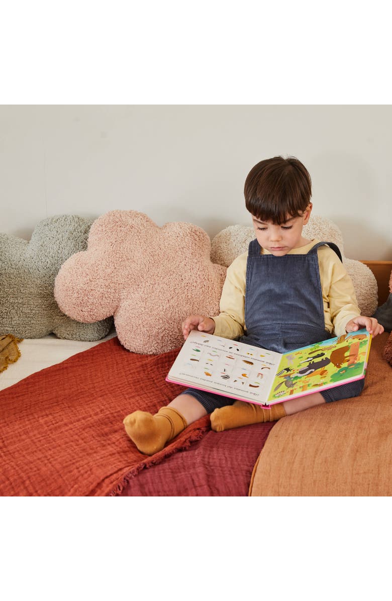 Lorena Canals Floor Cushion Clouds, Alternate, color, Rose