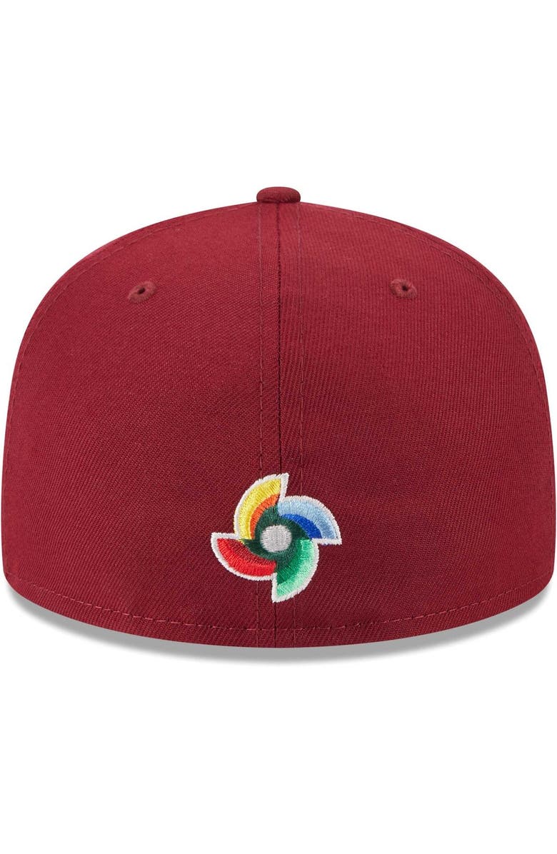 New Era Men's New Era Red Venezuela Baseball 2023 World Baseball Classic 59FIFTY Fitted Hat, Alternate, color,
