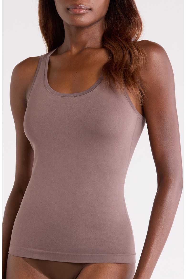 Seamless Layering Tank, Main, color, GREY PLUM