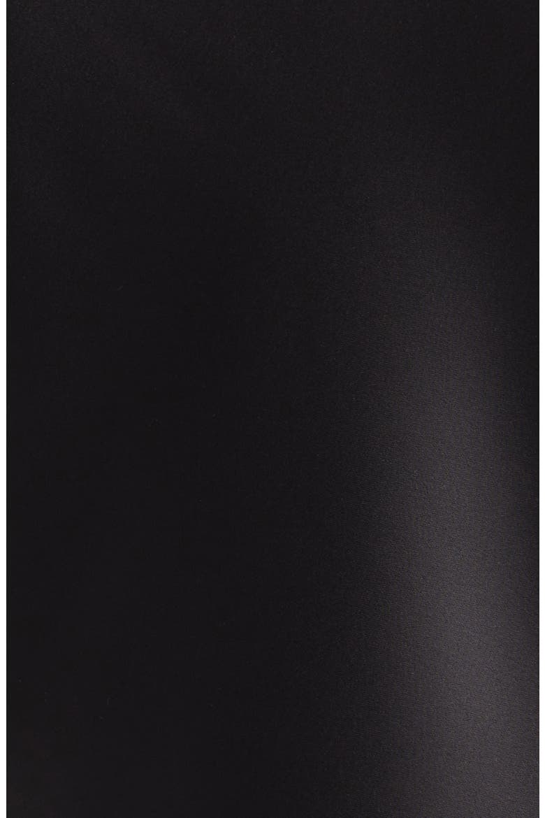 Sarah Liquid Satin Dress, Alternate, color, BLACK