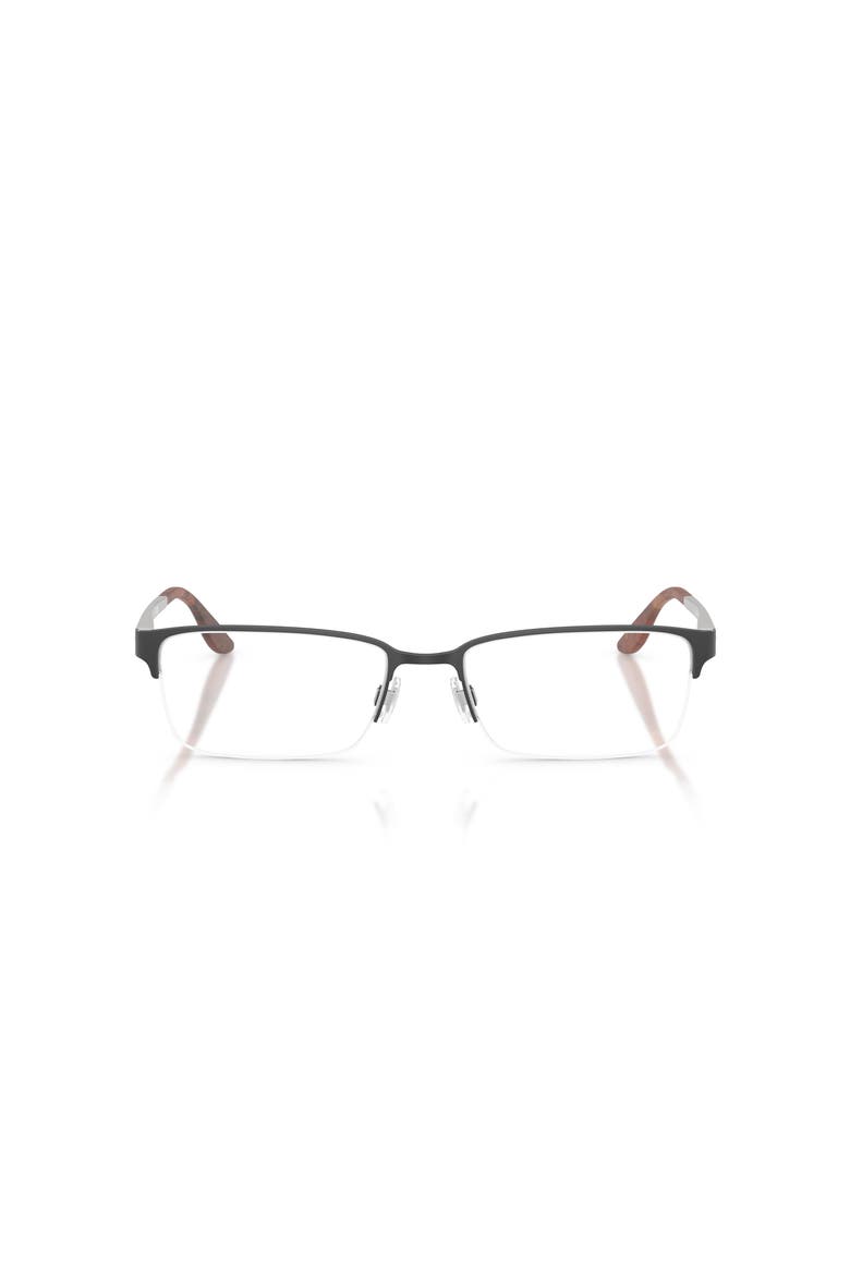 54mm Rectangle optical glasses, Alternate, color, Black