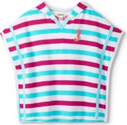 Hatley Kids' Beach Stripes Terry Cloth Cover-Up Hooded Tunic