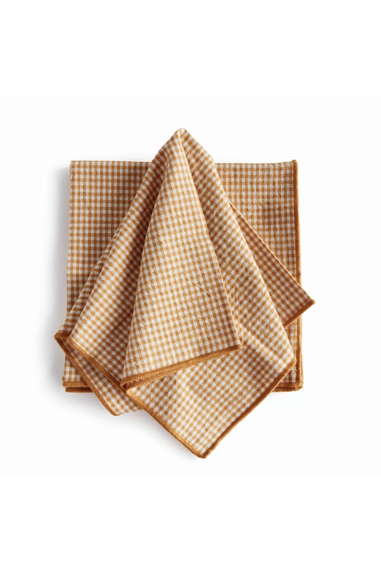 Sidney Dinner Napkins Set of 4, Main, color, Yellow
