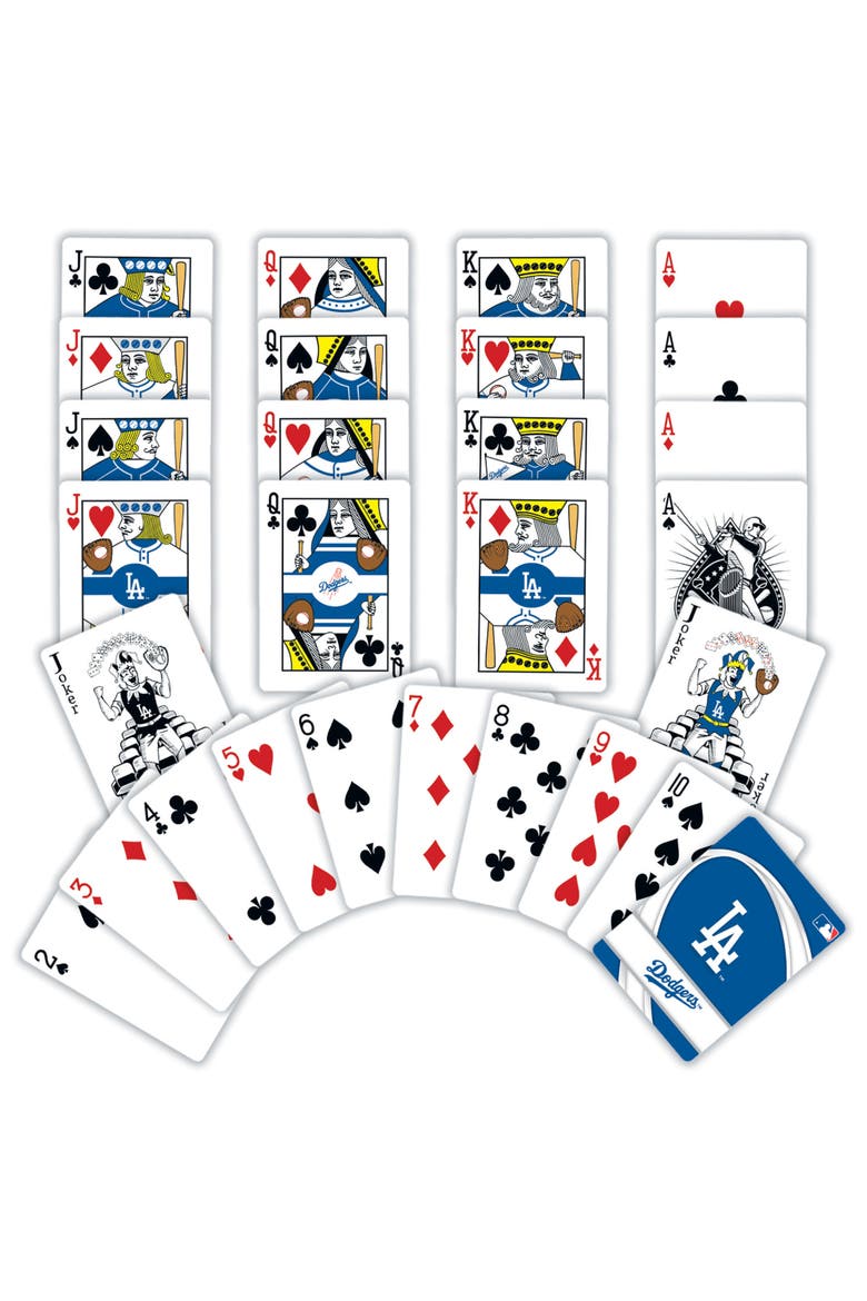 Los Angeles Dodgers Playing Cards, Alternate, color, Multicolor