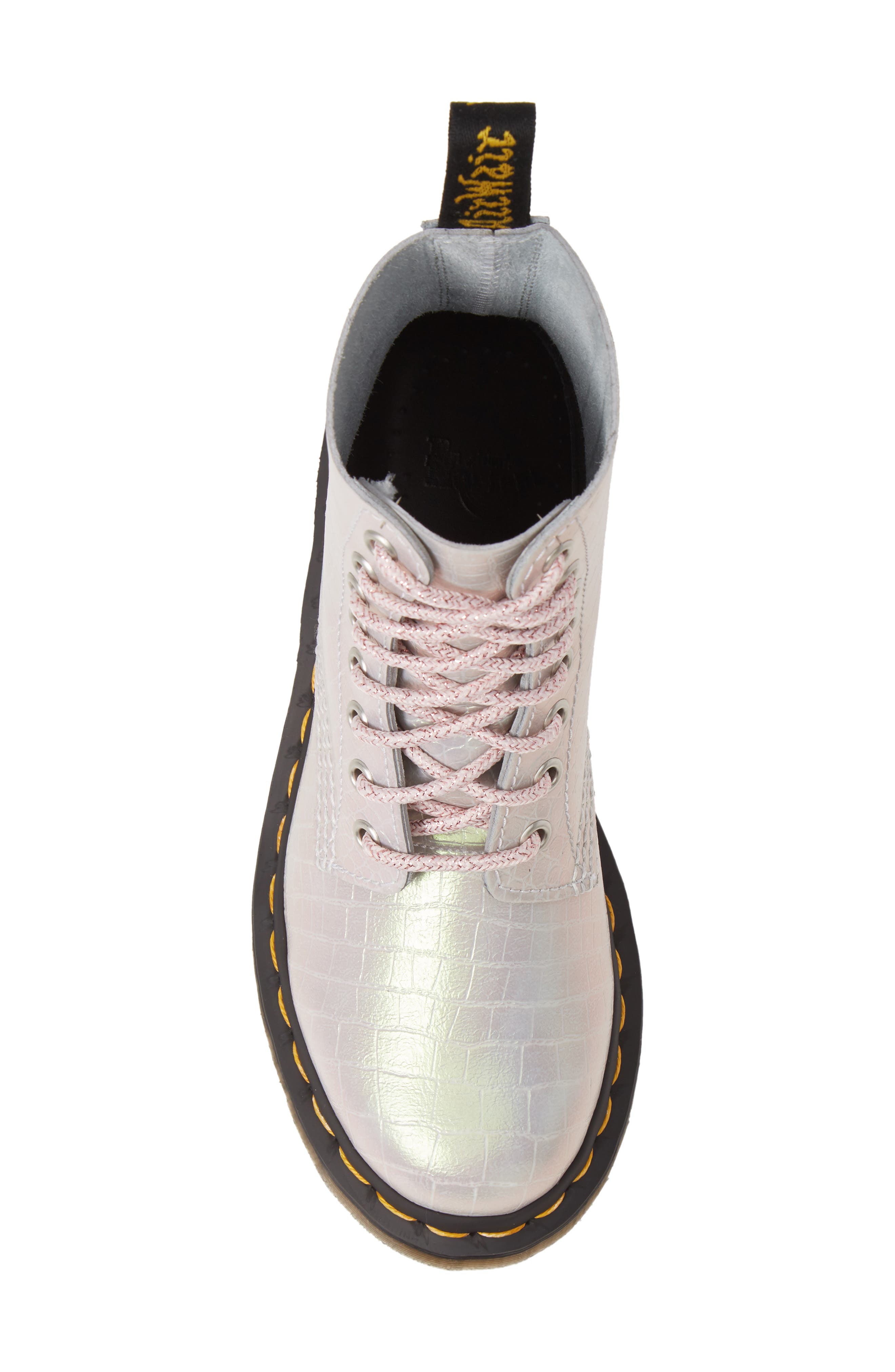 Dr. Martens 1460 Croc Embossed Boot, Alternate, color, 