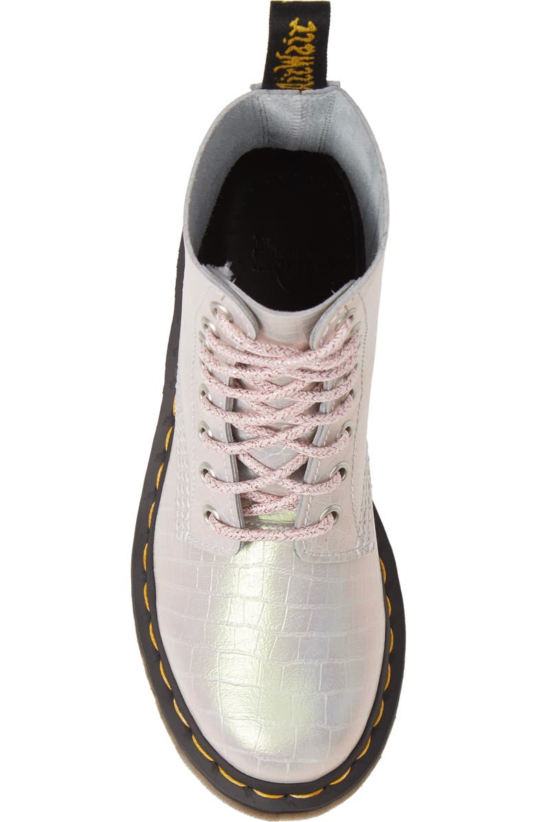 Dr. Martens 1460 Croc Embossed Boot, Alternate, color,