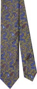 Robert Talbott Newman 7 Fold Pine Paisley Necktie