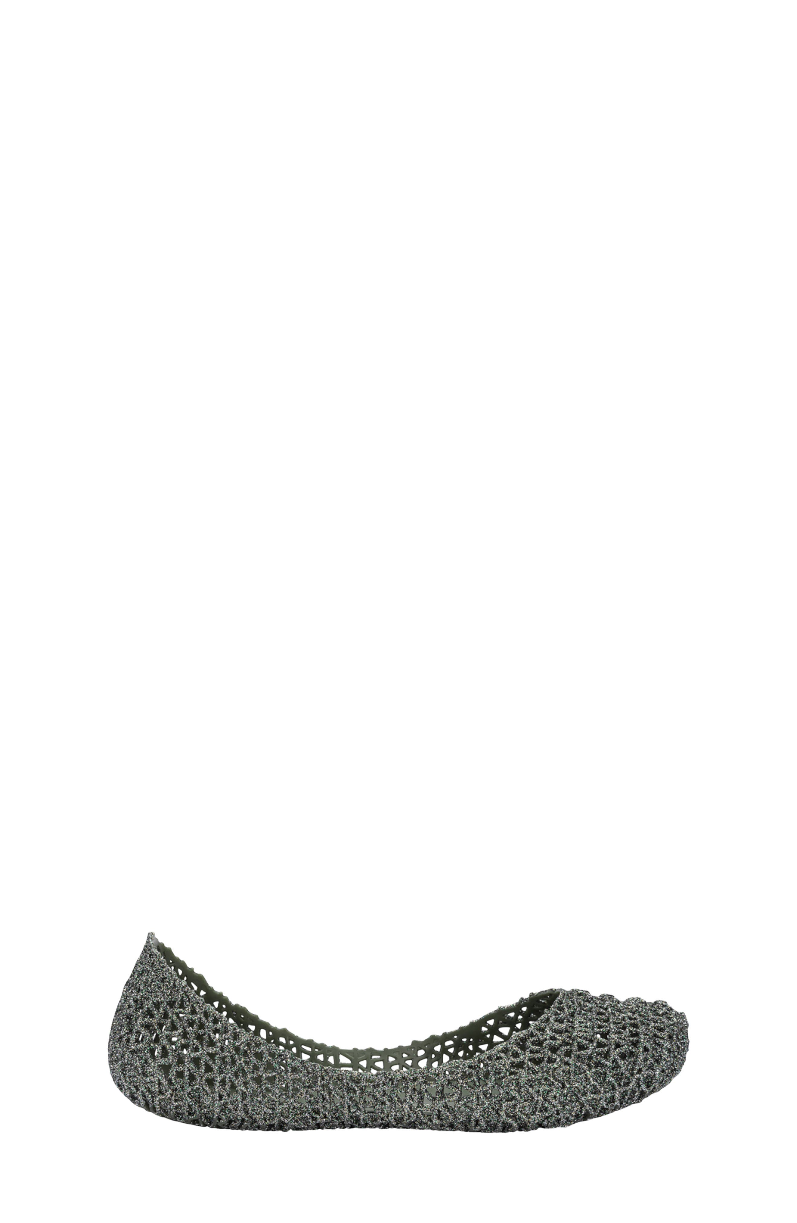 Campana Zigzag Flat, Alternate, color, GLITTER GREEN