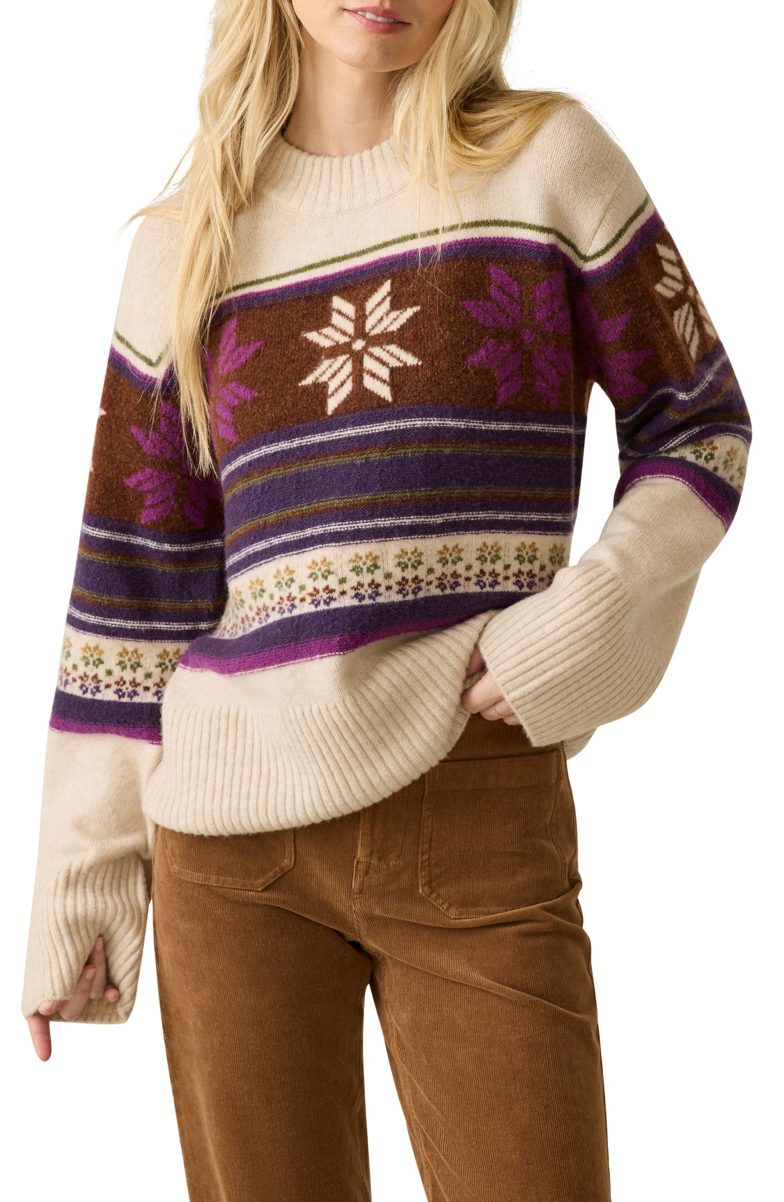 Faherty Winter Solstice Wool Blend Sweater | Nordstromrack