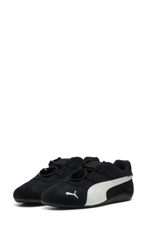 Puma 'speedcat' Black Sneakers With Logo Print On The Side And Logo Lettering On The Side