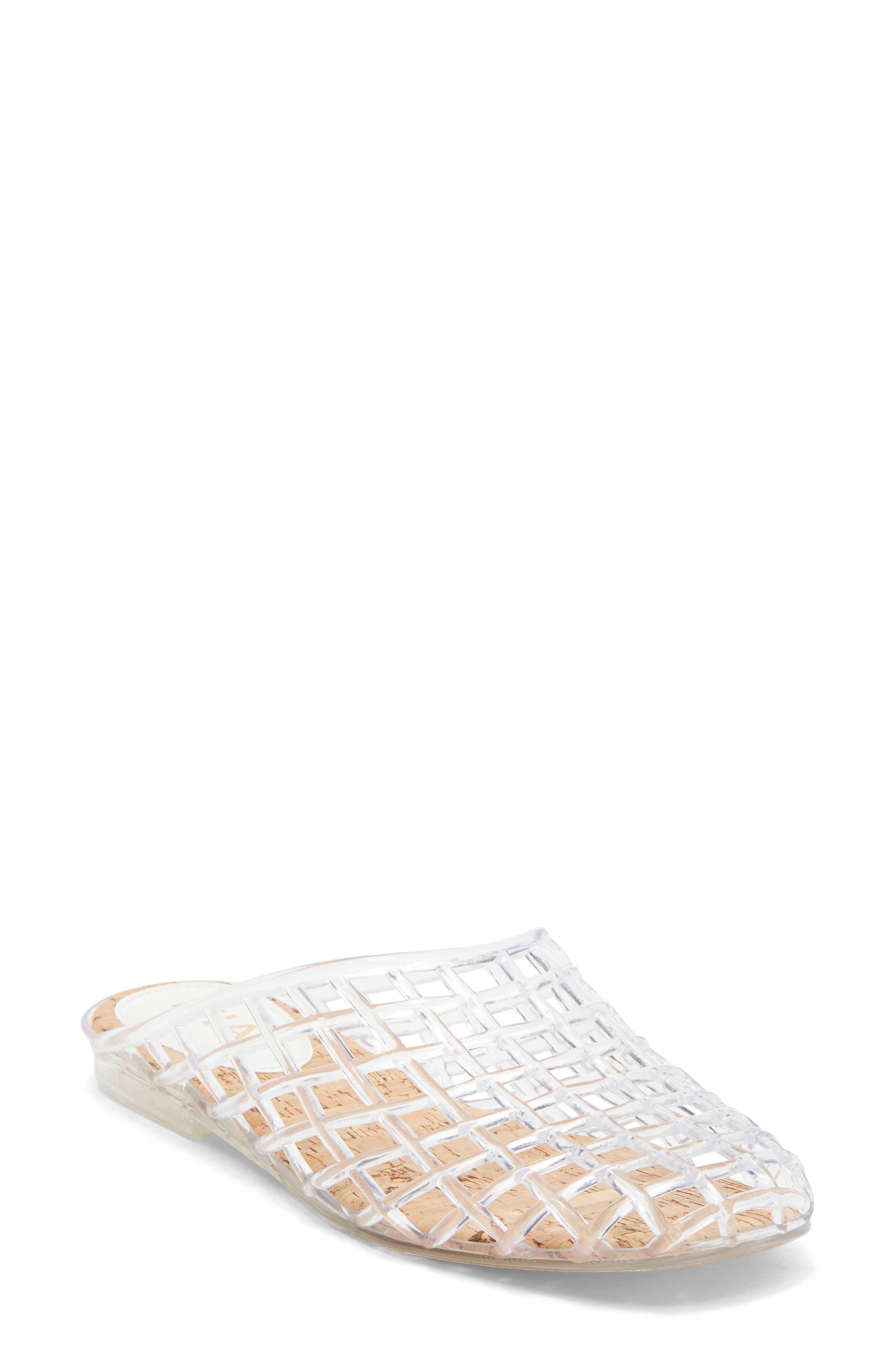 MIA Sophie Clear Woven Mule